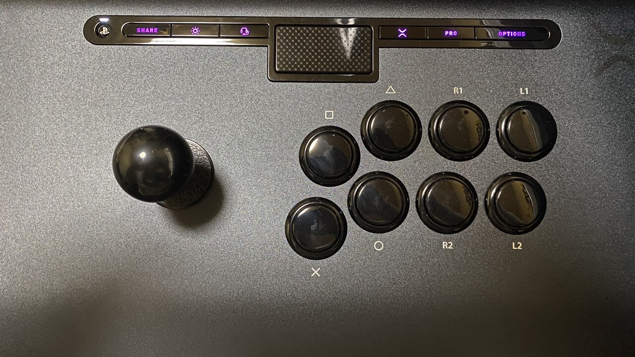 中古 Victrix Pro FS-12 レバーレス アケコン GamerFingerボタン交換