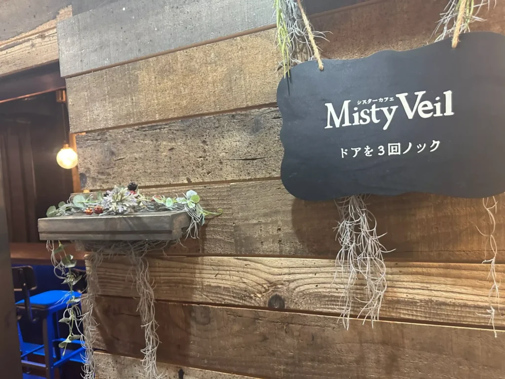 ドアが隠し扉になっており、スライドしている