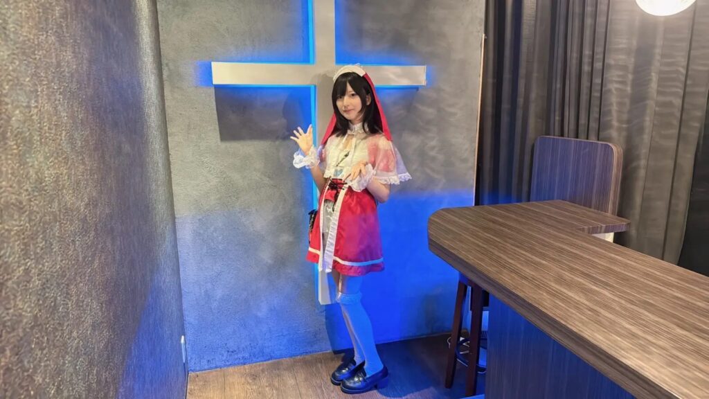 えまさんが来ている修道服の全体像